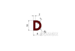 SILIKONPROFILE D-FORM